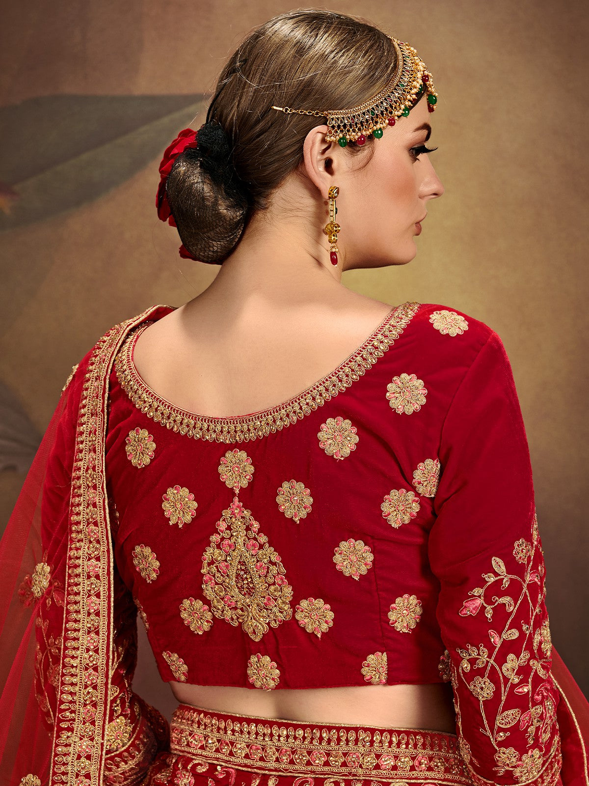 Latest Royal Red Designer Lehenga Choli Online With lehenga blouse des –  TheDesignerSaree